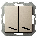 Переключатель двухклавишный без рамки LIREGUS EPSILON 28-304