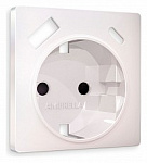 Накладка для розетки с заземлением и со шторками и 2хUSB type A и C Ambrella Volt ALFA AP2100