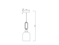 Подвесной светильник Freya FR5178PL-01N, фото 4