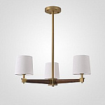 Люстра на штанге Imperiumloft Jorgenson White/Dark wood STAVRA01, фото 1