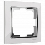 Рамка на 1 пост Werkel Snabb (белый/хром) W0011901, фото 1