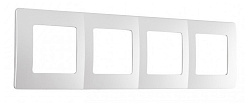 Рамка на 4 поста Arte Milano am-517.17 517.17-4.silver, фото 1