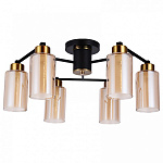 Потолочная люстра Arte Lamp Leo A7027PL-6BK, фото 2
