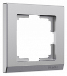Рамка на 1 пост Werkel Stark (серебряный матовый) W0011865, фото 2
