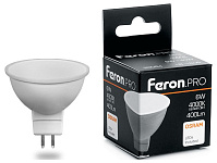 Лампа светодиодная Feron LB-1606 GU5.3 6Вт 4000K 38084, фото 3