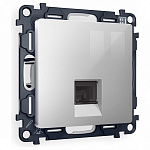 Розетка Ethernet RJ-45 и со шторками, без рамки Ambrella Volt ALFA MA412005
