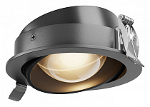 Встраиваемый светильник Maytoni Technical Lens DL105-12W3K-B, фото 1