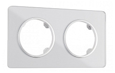 Рамка на 2 поста Arte Milano am-502.13 502.13-2.silver