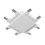 Соединитель X-образный для треков накладных SWG PRO SLIM CN-SLIM-WH-X