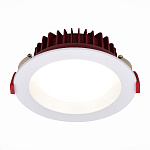 ST752.538.18 Св-к встр. Белый LED 1*18W 3000K 1 440Lm Ra80 100° IP44 D140xH52 100-240V Встраиваемые светильники