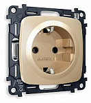 Розетка с заземлением, без рамки Ambrella Volt OMEGA MO606010