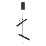 SL6210.403.02 Светильник подвесной ST-Luce Черный/Черный, Золотистый LED 2*3W 3000K ЛИЛИТ, фото 1