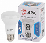 Лампа светодиодная Эра Стандарт E27 8Вт 4000K LED R63-8W-840-E27, фото 4