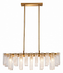 Люстра на штанге Indigo Brina 12027/10PL Brass, фото 3
