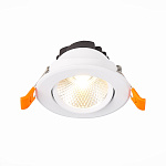 ST211.548.08.36 Св-к встр. Белый LED 1*8W 4000K 640Lm Ra80 36° IP20 D86xH50 220-240V Встраиваемые светильники