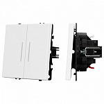 Выключатель двухклавишный без рамки Arlight SWT 054239, фото 2