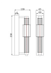 Настенный светильник (бра) Maytoni MOD308WL-L9BL3K, фото 4
