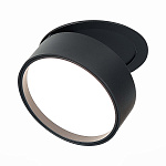 ST651.448.14 Встраиваемый поворотный светильник Черный LED 1*14W 4000K 1 100Lm Ra>90 120° IP20 D105x Встраиваемые светильники, фото 3