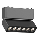 ST675.436.06 Магнитный трековый светильник Черный LED 1*6W 3000K 360Lm Ra>90 IP20 L122xW26xH80 48V СКАЙФЛЕТ