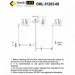 Подвесная люстра Omnilux Indovero OML-51203-08, фото 4