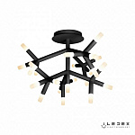 Потолочная люстра iLedex Savage FS-017-X25 BK, фото 3