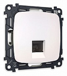 Розетка Ethernet RJ-45 и со шторками, без рамки Ambrella Volt OMEGA MO212010