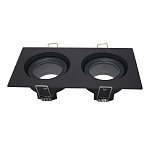 ST255.428.02 Св-к встр. Черный GU10 2*50W  IP65 L180xW90xH40 220V Без ламп Встраиваемые светильники, фото 2