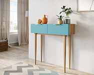 Консоль с двумя ящиками "Line" LN16/GR1/blue, фото 3