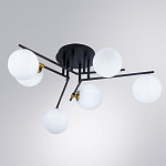 Потолочная люстра Arte Lamp Gemini A2243PL-6BK, фото 3