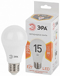 Лампа светодиодная Эра Стандарт E27 15Вт 2700K LED A60-15W-827-E27, фото 3