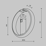 Трековый светильник Technical TR230-1-10W3K-B, фото 2