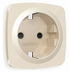 Накладка для розетки с заземлением и со шторками Ambrella Volt OMEGA OP3070