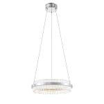 SL383.103.01 Светильник подвесной ST-Luce Хром/Хром, Прозрачный LED 1*34W 3000K КЕРИО