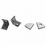 Набор заглушек и скоб для профиля Uniel UFE-N06 SILVER A POLYBAG UL-00000626, фото 2