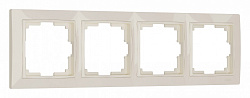 Рамка на 4 поста Werkel Snabb Basic (слоновая кость) W0042003, фото 2
