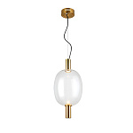 SL1582.313.01 Светильник подвесной ST-Luce Бронзовый/Прозрачный LED 1*7W 2700K АЛЕНОР, фото 1
