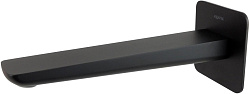 AQ1041MB ВЕГА излив для ванны 190 мм, матовый черный, фото 1