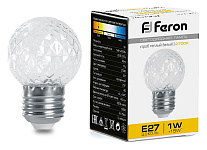 Лампа светодиодная Feron LB-377 E27 1Вт 2700K 38208, фото 4