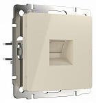 Розетка Ethernet RJ-45 без рамки Werkel слоновая кость W1181003, фото 2