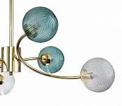 Люстра на штанге Indigo Selva 11032/6R Gold, фото 4