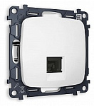 Розетка Ethernet RJ-45 и со шторками, без рамки Ambrella Volt OMEGA MO132010