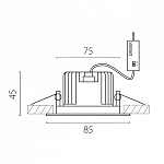 Встраиваемый светильник Lightstar Soffi IP65 212447IP65