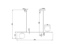 Подвесной светильник Maytoni MOD048PL-02G, фото 4