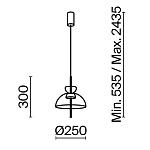 Подвесной светильник Maytoni MOD185PL-L6B3K2, фото 3