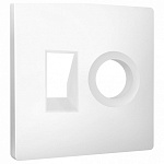 Накладка для ТВ-розетки и RJ-11 или RJ-45 Ambrella Volt ALFA AP1325, фото 2