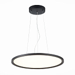 ST602.443.56 Светильник подвесной Черный LED 1*56W 4000K 5 040Lm Ra>80 120 IP20 D600xH36 185-265V Подвесные светильники, фото 1