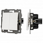 Выключатель двухклавишный без рамки Arlight SWT 049887