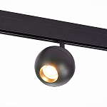 ST354.436.12 Магнитный трековый светильник Черный LED 1*12W 3000K 680Lm Ra>80 36° IP20 L120xW100xH19 СКАЙЛАЙН 48V