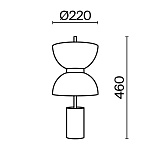Настольный светильник Maytoni MOD178TL-L11GR3K, фото 4