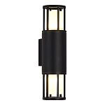 SL9017.401.02 Светильник уличный настенный ST-Luce черный/черный GU10 2*15W МЕСА, фото 1